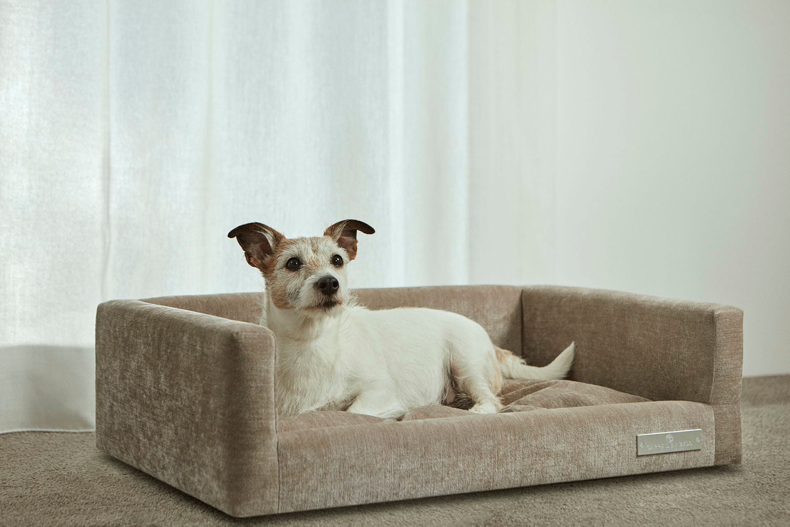 Hunnebo Dog Bed S DG Rothesay Zinc
