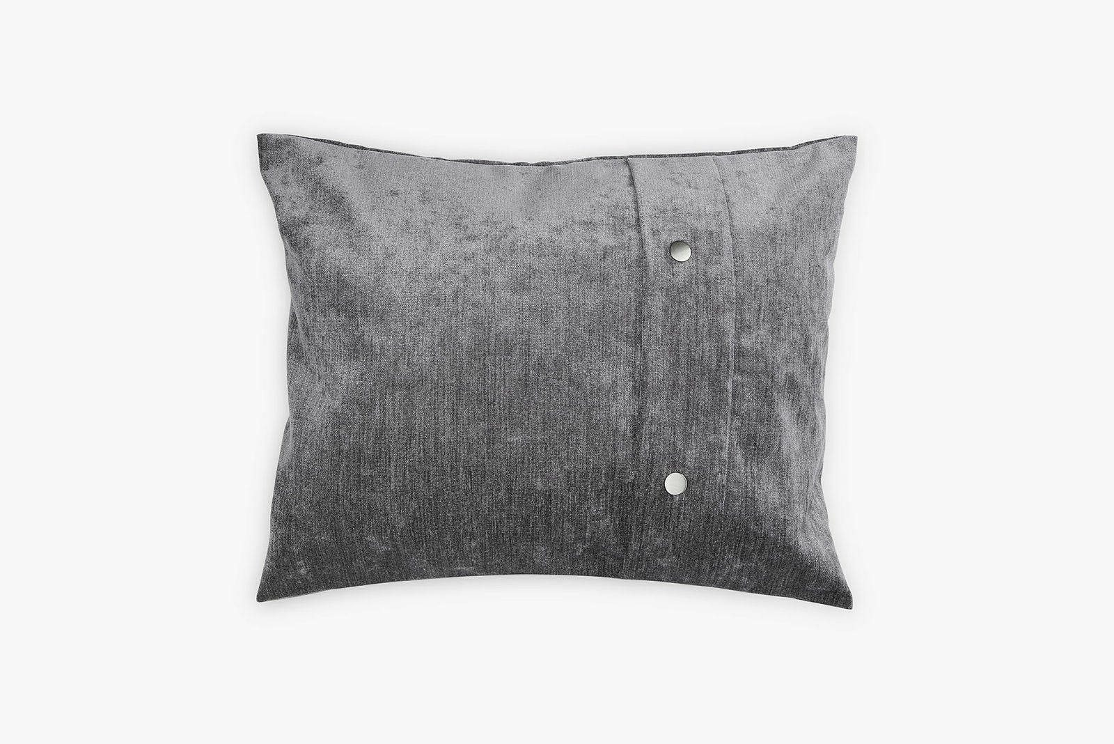 Throw Pillow Cover with Buttons DG Glenville Oyster