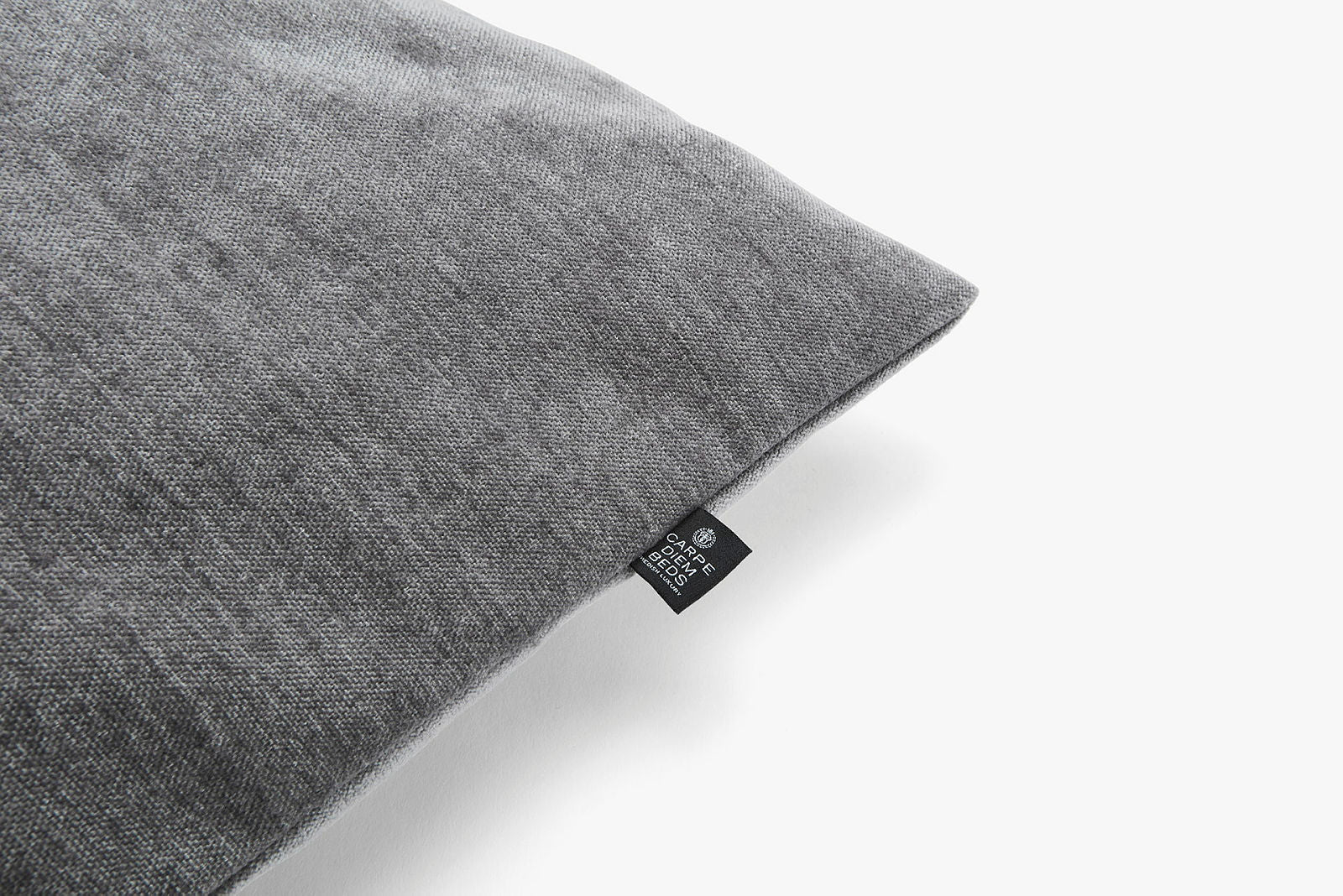 XL Throw Pillow Cover Wool Dark Grey