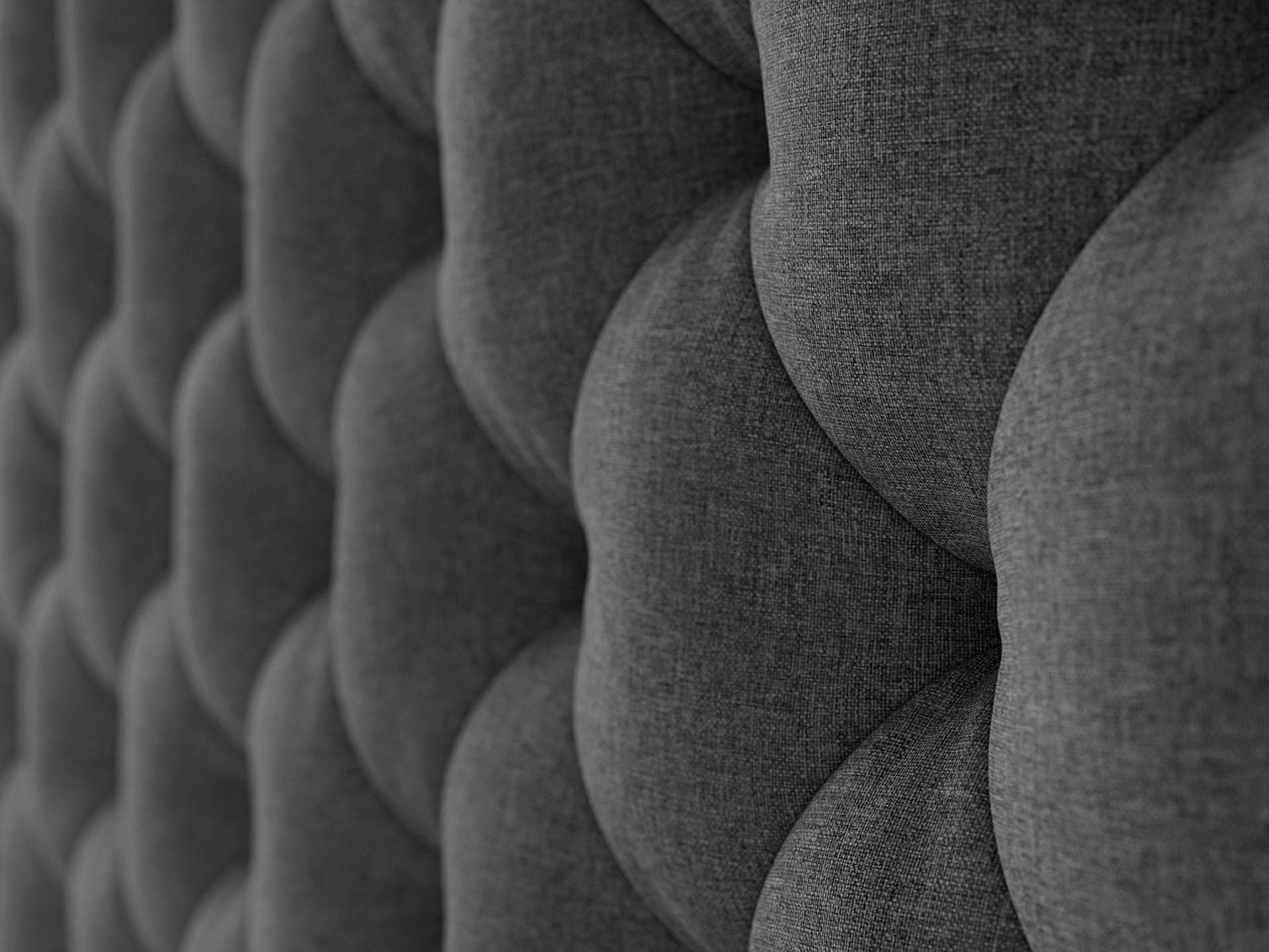 Lilla Bornö L Headboard  Wool Black 120x200