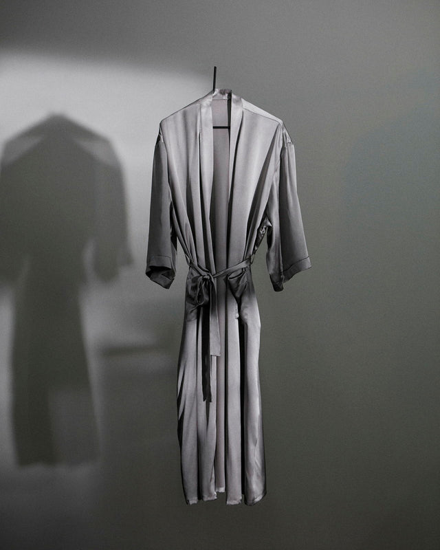 Unisex kimono av mullbärssilke